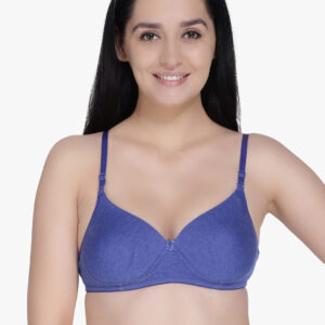 Buy Anoma White Solid Cotton Blend Maternity Bra (40C) Online at